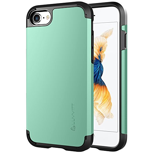 Luvvitt Ultra Armor Case for iPhone SE (2020) / iPhone 7 / iPhone 8 with Dual Layer Heavy Duty Protection and Air Bounce Technology for Apple - Green