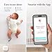 Sense-U Smart Sock Shoe Baby Monitor & 2.5K PTZ Camera - Track Heart Rate, Sleep Movement with Pan-Tilt-Zoom Video, Cry Detection, Audio