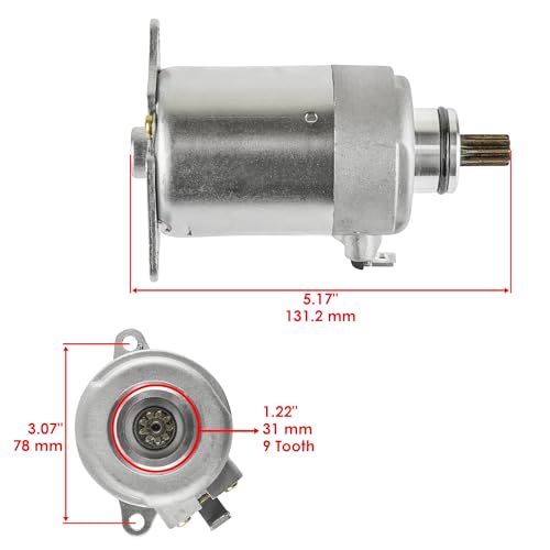 Caltric Starter Starting Motor Compatible with Polaris RZR 170 2009 2010 2011-2021 0454488 0454945 miniatura 2