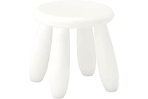 Sturdy and Durable Kids Step Stool for Daily Utility (White)