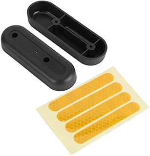 Keenso 2Pcs Rear Fork Decorative Cover, Firm Rear Fork Decorative Cover Reflective Sticker Fit for Ninebot MAX G30 Electric Scooter(Yellow)