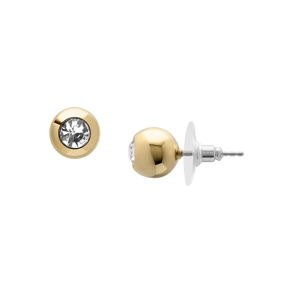 Fossil Women's brass with post/stud closure Earrings