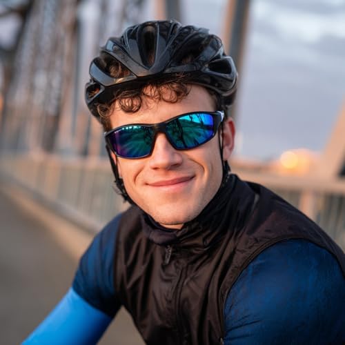 Polarized Sports Sunglasses for Men Women, Sun glasses Outdoors for Cycling Fishing Driving 3 Pack4