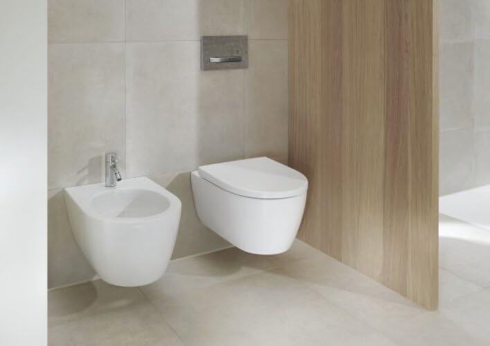 Geberit iCon bidet mural avec trop-plein, forme fermée, blanc, 501898, 501.898.00.1, 501.898.00.1, Colorazione: bianco
