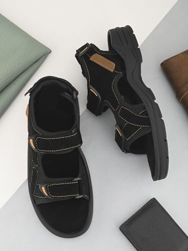 Image of STANPHORD Men Thong Sandals | Hook & Loop Backstrap | Casual Summer Outdoor Daily Wear | Cushioned Insole | Sporty Fashion Footwear (TPSN 14002)