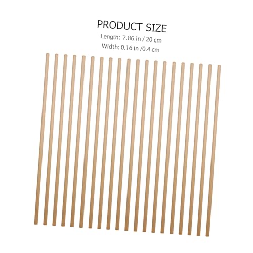100 Pitillos Desechables de Paja de Trigo 20 cm miniatura 5