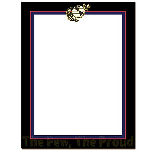 Papier d'impression Marines noir rouge bleu pour organiser le bureau et la maison