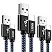 Produktbild LTDNB USB C Kabel [3 Stück 1m+1m+2m] Nylon USB Type C Ladekabel für Samsung Galaxy S9/ S8/ Note 9/8, LG G5/ G6/ V30, Huawei P9/ P10/ Mate9/ 10, Sony Xperia XZ Und alle Geräte vom Typ C - Blau