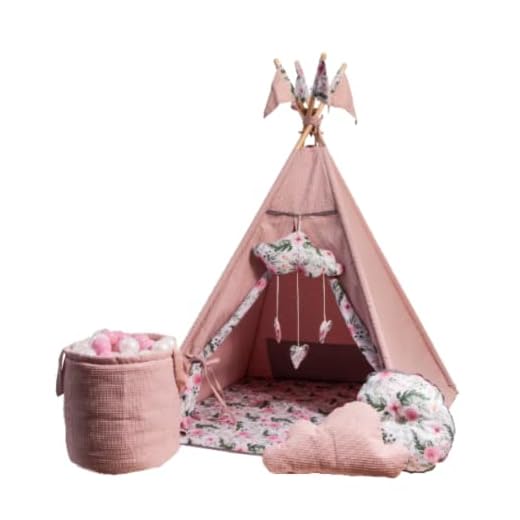 Golden Kids Juego de tipi para niños, tienda de campaña india de alta calidad, certificado Öko-Tex