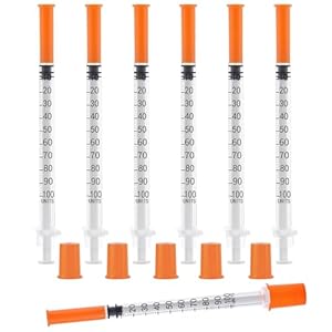 Lab Liquid Measurement U-100-31G 1cc/mL，5/16″ 8mm Individually Wrapped (Pack of 20)