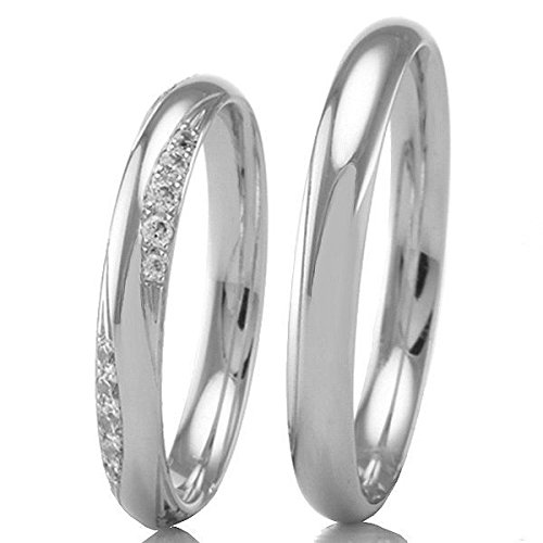 Preisvergleich Produktbild Eheringe 375 / - Weißgold G-28512-3 - U36