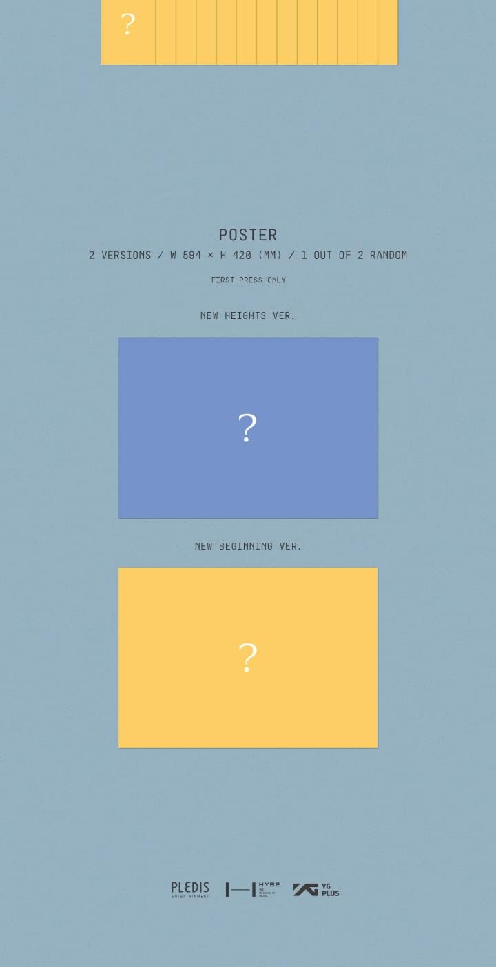 SEVENTEEN SECTOR 17 4th Album Repacakge 2 Version SET CD+1p Poster+88p PhotoBook+12p Lyric Book+2p PhotoCard+1p Film Card+1ea Sticker+Tracking Sealed