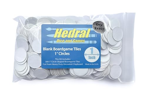 Juego de 300 fichas circulares reutilizables para tablero miniatura 1
