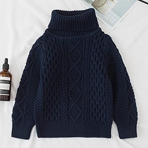 Pull turtleneck blanc 24M pour garçons et filles - UKKO 18006