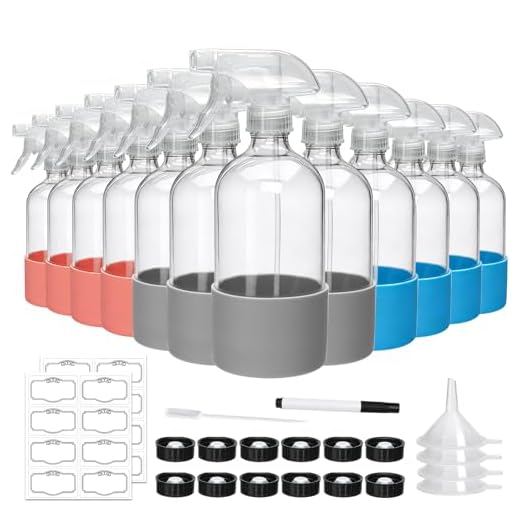 Reusable Glass Spray Bottles for Cleaning