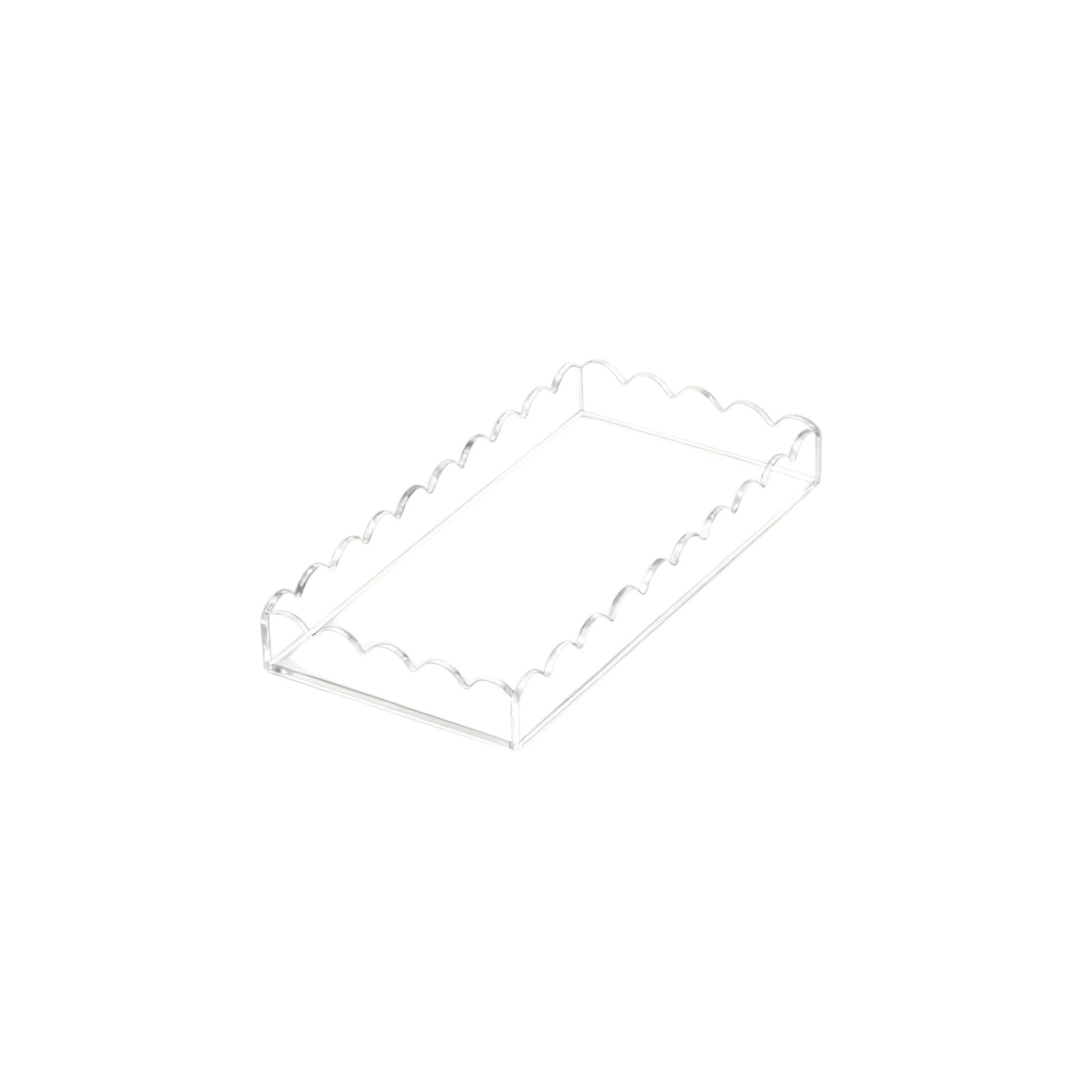 PANGBOER Stylish Multipurpose Organizers Tray for Bathroom Countertops Kitchen and Home Decoration Acrylic Perfumes Tray