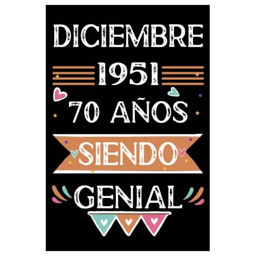 CUADERNO, Diciembre 1951, 70 Años Siendo Genial: 70 años. Libro de visitas, cuaderno, 110 páginas de felicitaciones, idea de regalo, regalo Para la esposa, novia, mujer, La madre