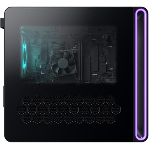 Image of Alienware Aurora ACT1250 AI Gaming Desktop PC (Intel Ultra 7 265F, GeForce RTX 5070 12GB GDDR7, 64GB DDR5, 4TB PCIe SSD, RGB Fans, 1000W PSU, WiFi 7, Bluetooth 5.4, RJ-45, Win 11 Pro)