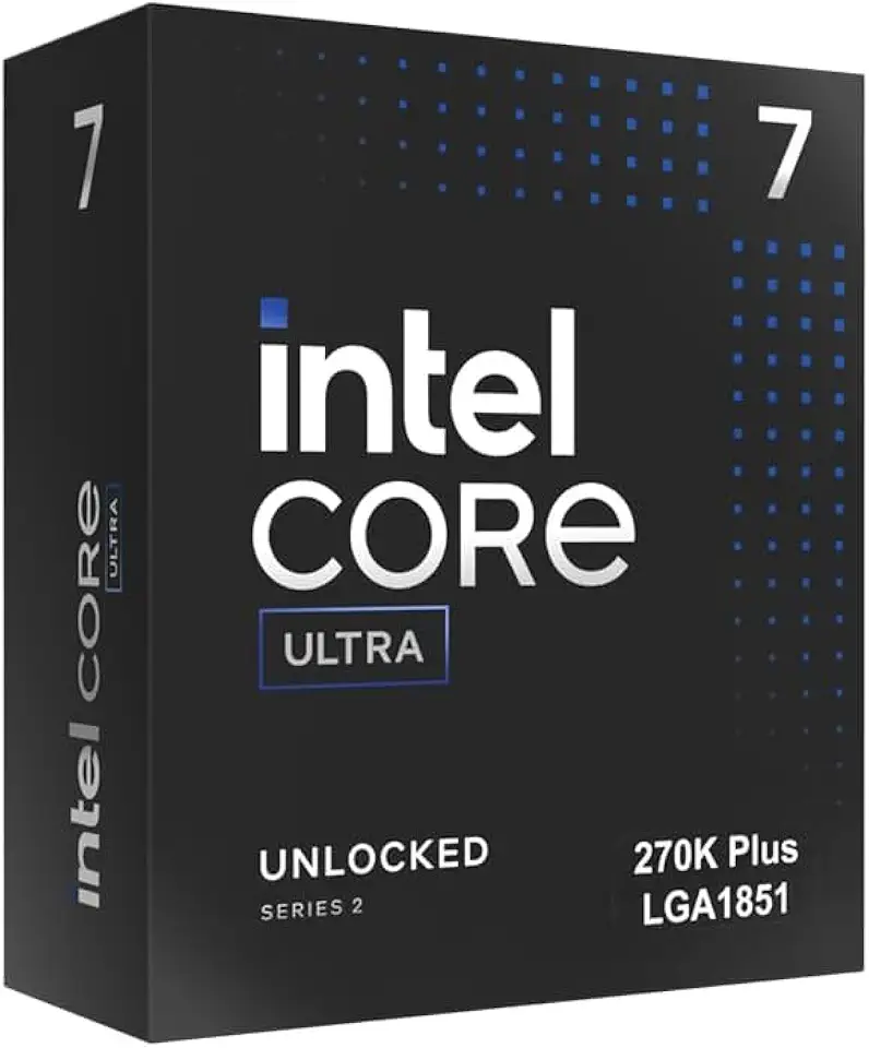 Intel® Processador Core™ Ultra 7 270K Plus 24 núcleos (8 P-cores + 16 E-cores) até 5,5 GHz