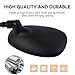 Universal Motorcycle Mirrors - M10 Black Oval Handlebar Rearview Mirrors Compatible with Honda Shadow MSX125 Kawasaki Vulcan Z900 Suzuki SV650 Volusia