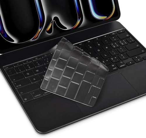 Image of OJOS Premium Ultra Thin Keyboard Cover for Apple 13 Inch iPad Air 13 M3 (2025) & iPad Pro M4 (2024) with Magic Keyboard, 13 inch iPad Pro Protector Skin Accessories, US Keyboard Layout
