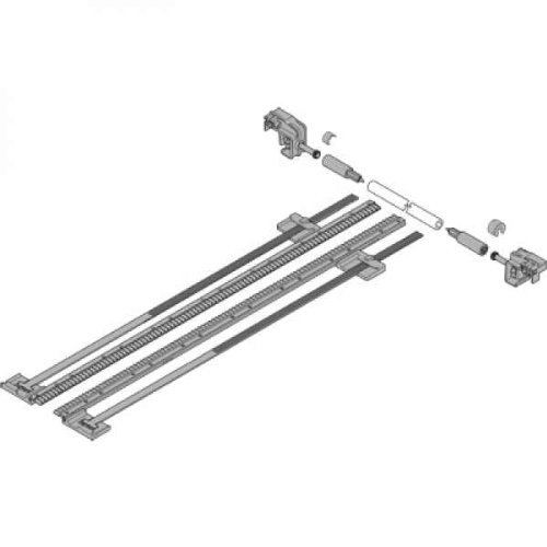 Preisvergleich Produktbild TANDEM Seitenstabilisierung, NL=750mm, für Vollauszug, ZST.750TV