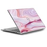 Skin Decal for Dell XPS 13 9370 9360 9350 Laptop Vinyl Wrap Cover/Pink Stone Marble Geode