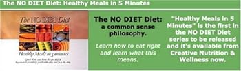 Spiral-bound The No Diet Diet: Healthy Meals in 5 Minutes Book