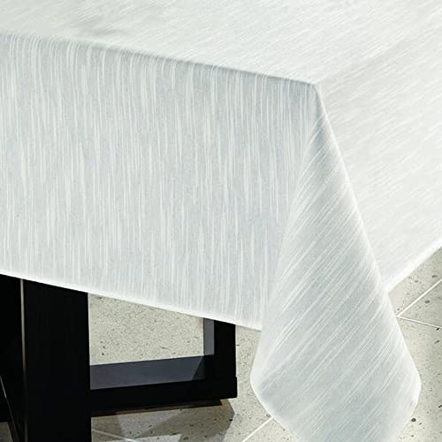 Toalha de Mesa 8 Lugares Quadrada 200 x 200cm Dohler Clean Passion Branca - Dohler