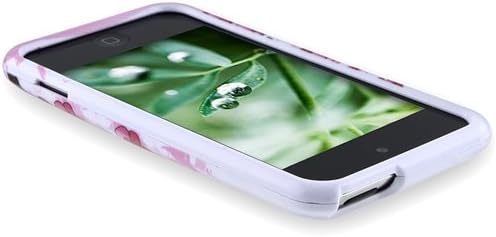 Snap On Protector Hard Case for iPod Touch 4th Generation, 4th Gen Spring Flower Design Pink