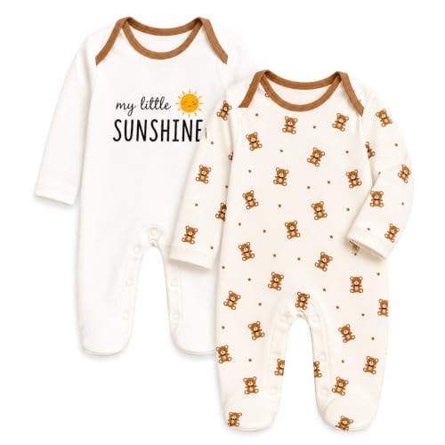 Image of EIO 100% Cotton Rompers Sleepsuits Jumpsuit Night Suits for Infants Newborn Baby Boys & Girls