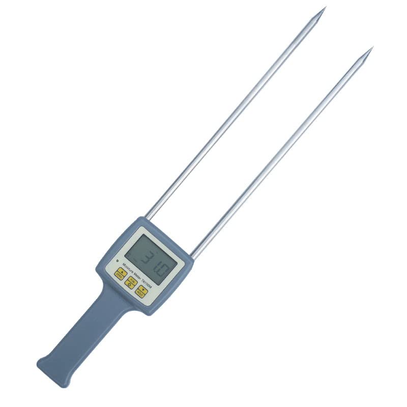 Handheld Paper Hygrometer, Accuracy ±0.5%, Automatic Temperature Compensation Hygrometer and LED Backlight, commonly Used in Paper Making, Packaging, Furniture Manufacturing Industries