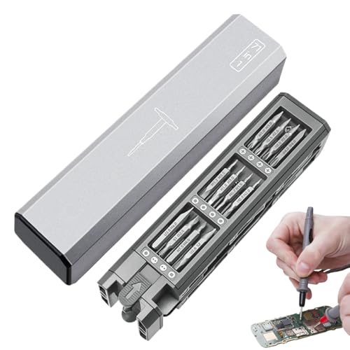 Jsnwernb Juego de destornilladores de precisión | Kit de herramientas de reparación 71 en 1, juego de controladores multifuncionales | para mecánico, hogar, industrial, teléfono, computadora, reloj