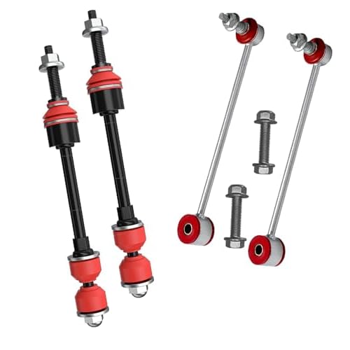 4 PC Front + Rear Sway Bar CODE RED Link Kit FITS…