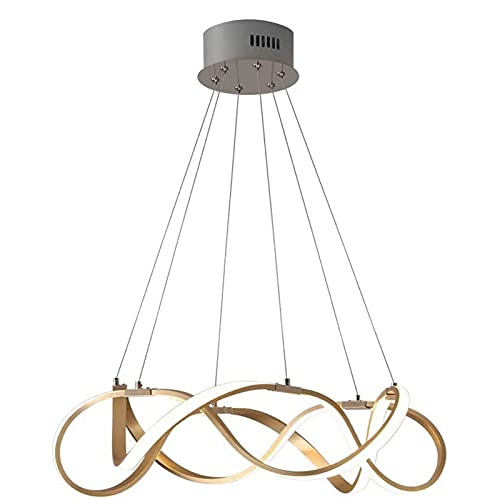Luminaire LED 64W design haut de gamme avec télécommande pour bureau et séjour