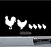 Chicken Family Vinyl Decal Sticker