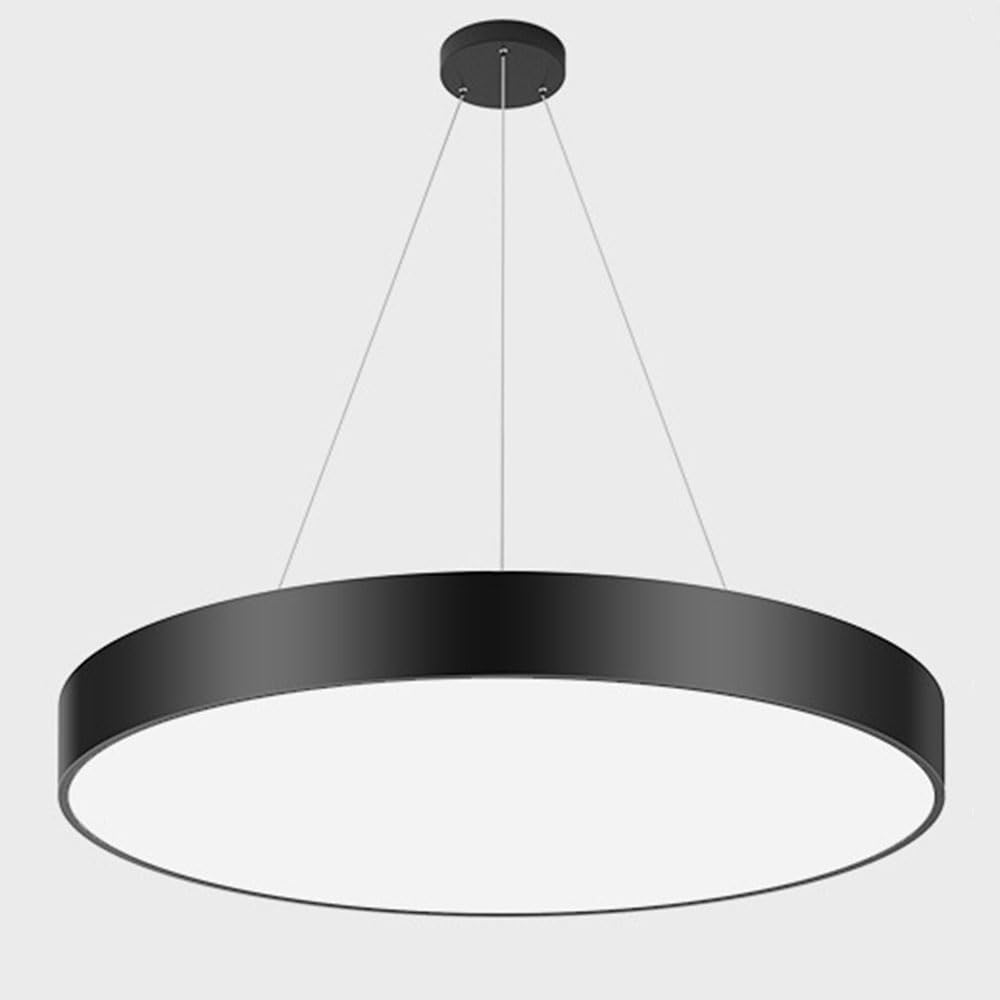 SHUANGZ Modern LED Pendant Lights, Non-Dimmable Height Adjustable Acrylic Ceiling Lights Suspension Light Hollow Industrial Hanging Ceiling Lamp For Dinning Room Office Kitchen Living Room,6500K