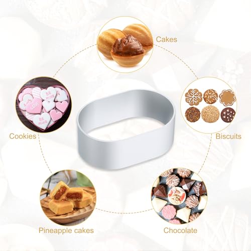 Emporte-pièces pour la fabrication de gâteaux fondants biscuits sandwich en aluminium