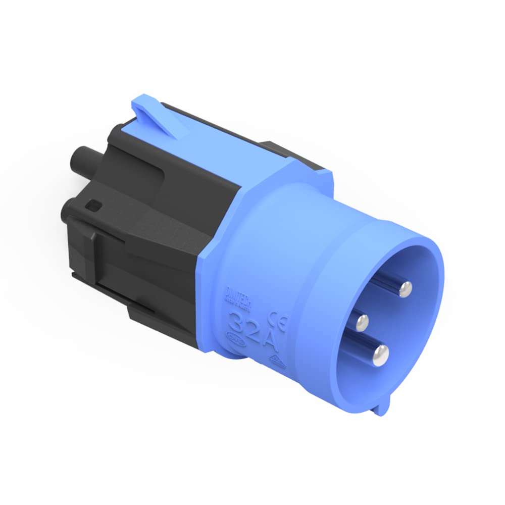 NRGkick Nasadka wtykowa 32 A 3 bieguny, ładowanie do 7,4 kW, do NRGkick Wallbox, niebieska