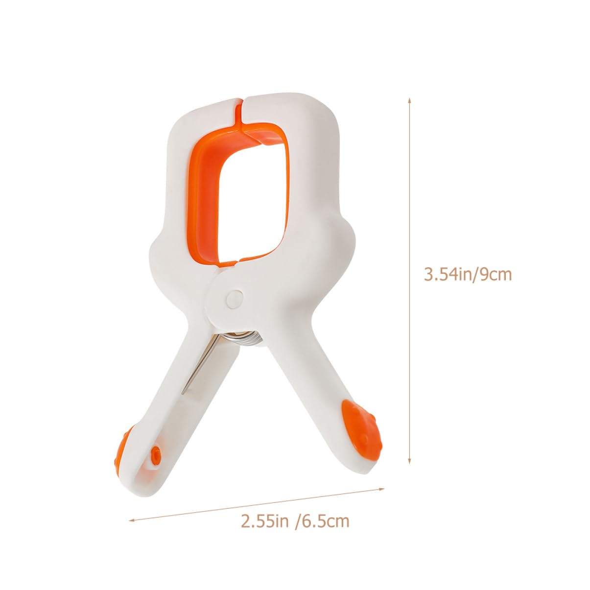 TOPBATHY 18pezzi Mollette Antivento Per Bucato Da Plastica Per Fissare Panni Coprimaterassi e Coperte Resistente e Leggero Arancione Per Uso Quotidiano e All Aperto