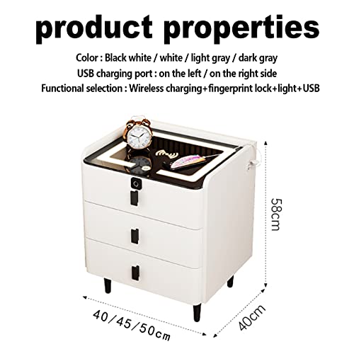 Table Basse Intelligente avec Éclairage LED et Ports USB - 3