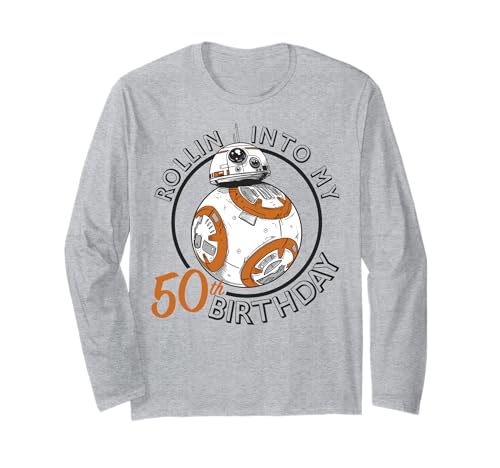 T-shirt Star Wars BB-8 manche longue pour 50ème anniversaire