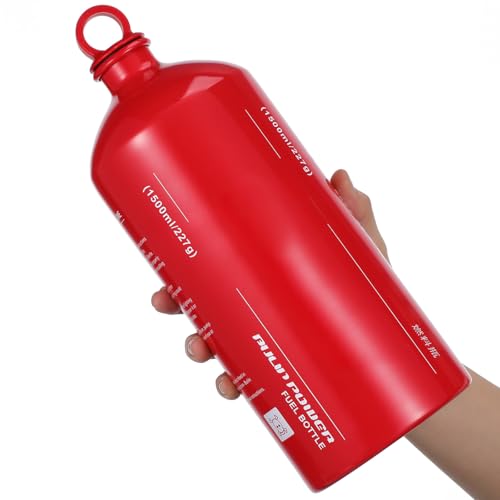 Bouteille de carburant de secours 1.5l essence moto randonnée camping aluminium