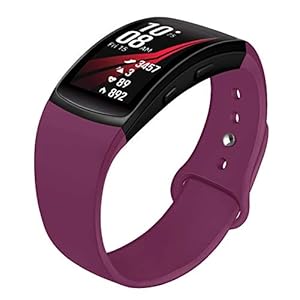 Compatible with Gear Fit 2 Band/Gear Fit 2 Pro Bands, NAHAI Soft Silicone Replacement Bands Wristband for Samsung Gear…