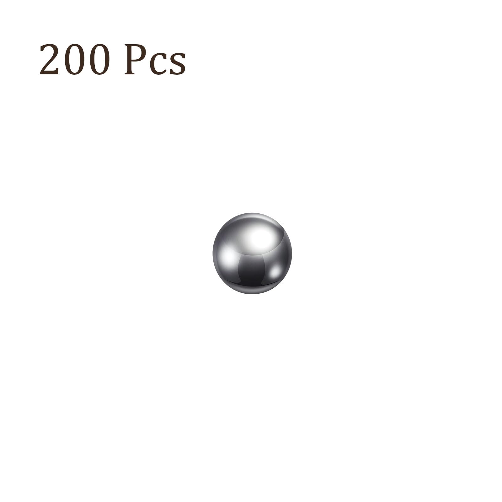200uds Precisión Bolas - [11mm] Carbono Acero Pulido para Rodamientos Válvulas Uso