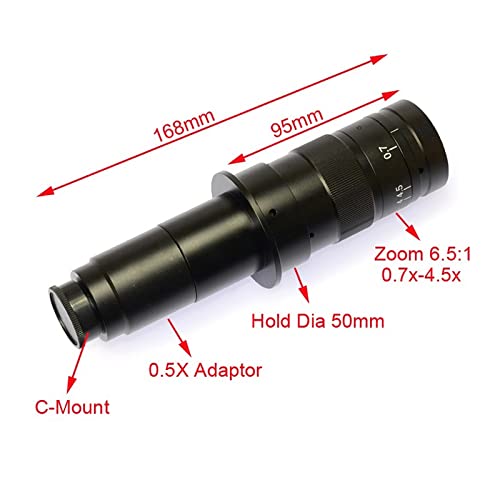 Microscope 14MP Microscope Camera Kit USB 1080P Digital Industry Magnifier 180X C-Mount Zoom Lens