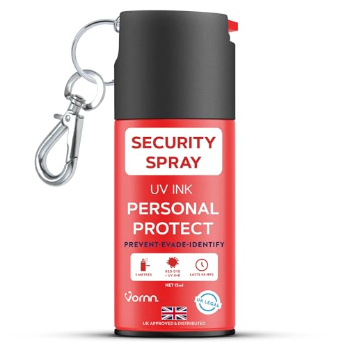 VORNN Personal Security Marker Spray - UK Legal Dye & UV Identifi...