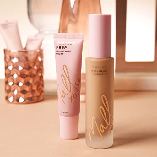 Mally Perfect Prep Neutralizing Tinted Face Primer Deep- 1 Fl Oz - Color-Correcting Primer Makeup With Hyaluronic Acid - Long-Wear Foundation Face Primer #TOP4