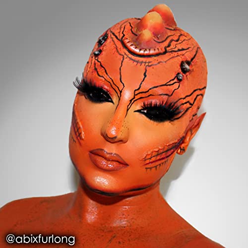 Image of Mehron Makeup CreamBlend Stick | Face Paint, Body Paint, & Foundation Cream Makeup | Perfect for Halloween (.75 oz) (ORANGE) | Made in the USA
