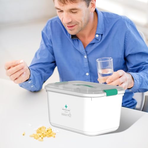 Boîte de rangement pour médicaments multi-compartiment afin d'éviter les oublis